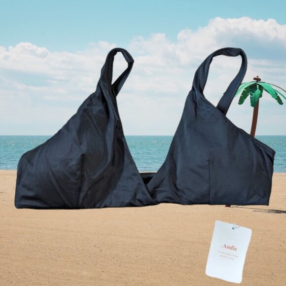 Andie Swim The Belmar Top Black Size Medium - Picture 1 of 9